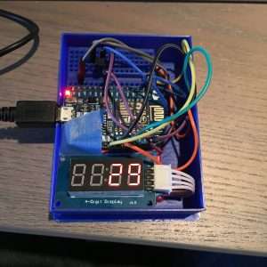 ESP8266 thermometer with LED display